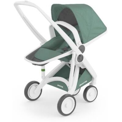 Wózek Greentom Reversible White - Sage Wózek Greentom Reversible White - Sage