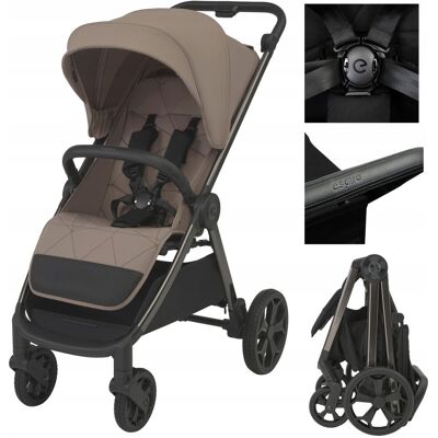 Wózek spacerowy ESPIRO WIND 09 DUSTY BEIGE spacerówka duże koła do 22 kg Wózek spacerowy ESPIRO WIND 09 DUSTY BEIGE spacerówka duże koła do 22 kg