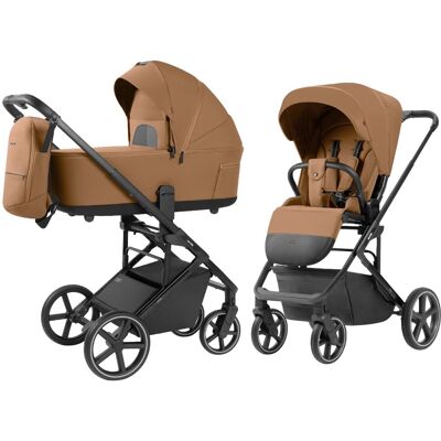 Wózek wielofunkcyjny 2w1 gondola i spacerówka CARRELLO ALFA 2025 Honey Beige Wózek wielofunkcyjny 2w1 gondola i spacerówka CARRELLO ALFA 2025 Honey Beige