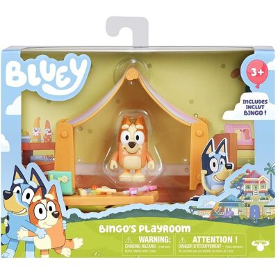 Inny producent Zestaw zabawek Bluey, mini pokój zabaw, 1 figurka Inny producent Zestaw zabawek Bluey, mini pokój zabaw, 1 figurka