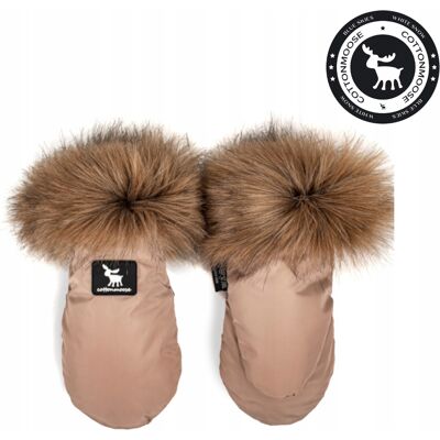 Cottonmoose Rękawiczki Z Futerkiem Kolor Camel Cottonmoose Rękawiczki Z Futerkiem Kolor Camel
