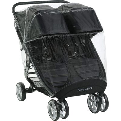 Baby Jogger Czarna Osłona Przeciwdeszczowa Do Wózka City Mini 2 Double / Gt2 Double Baby Jogger Czarna Osłona Przeciwdeszczowa Do Wózka City Mini 2 Double / Gt2 Double