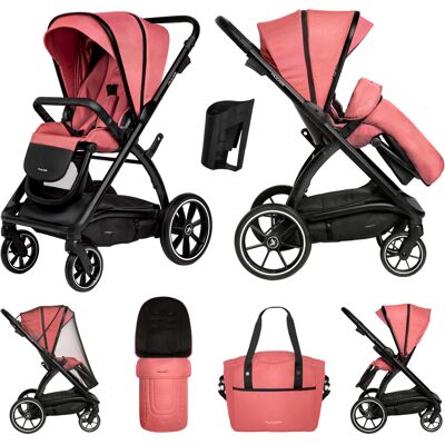 Muuvo Trick - Wózek Spacerowy Pure Pink Muuvo Trick - Wózek Spacerowy Pure Pink