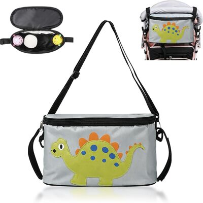 Inny producent Organizer Do Wózka 30x17x13 Cm Pojemna Torba Przewijania Szary Inny producent Organizer Do Wózka 30x17x13 Cm Pojemna Torba Przewijania Szary