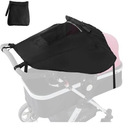 Inny producent Osłona Przeciwsłoneczna 92x70cm Czarna Składana Wózek Spacerówka Rozkładana Inny producent Osłona Przeciwsłoneczna 92x70cm Czarna Składana Wózek Spacerówka Rozkładana