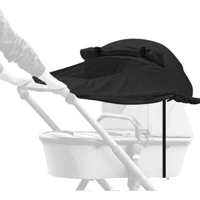 Inny producent Osłona Przeciwsłoneczna Do Wózka Dziecięcego Uv 50+ Czarna, Uniwersalna Inny producent Osłona Przeciwsłoneczna Do Wózka Dziecięcego Uv 50+ Czarna, Uniwersalna