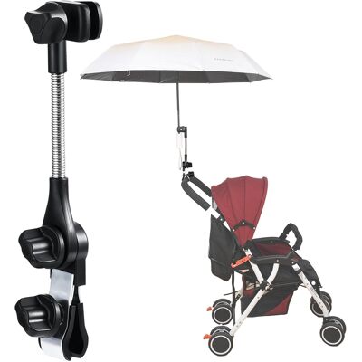 Inny producent Uchwyt Na Parasol Uniwersalny Regulowany Klips Do Wózka Dziecięcego Inny producent Uchwyt Na Parasol Uniwersalny Regulowany Klips Do Wózka Dziecięcego
