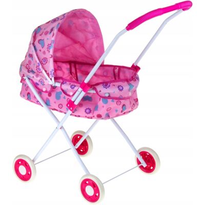 Nobo Kids Wózek Dla Lalek Metalowy 2w1 Głęboki Gondola Nosidełko Składany Daszek Nobo Kids Wózek Dla Lalek Metalowy 2w1 Głęboki Gondola Nosidełko Składany Daszek