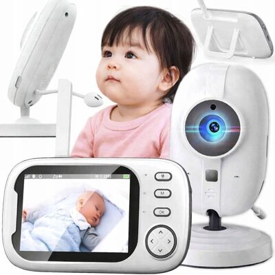 JS Elektroniczna Niania Baby Monitor Monitor Oddechu Kamera LCD JS Elektroniczna Niania Baby Monitor Monitor Oddechu Kamera LCD