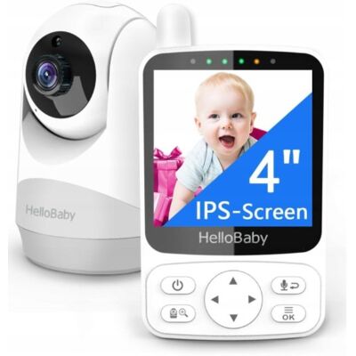 Hello Baby HelloBaby HB6240 Wideo Baby Monitor z kamerą i dźwiękiem ekran IPS bez WiFi Hello Baby HelloBaby HB6240 Wideo Baby Monitor z kamerą i dźwiękiem ekran IPS bez WiFi