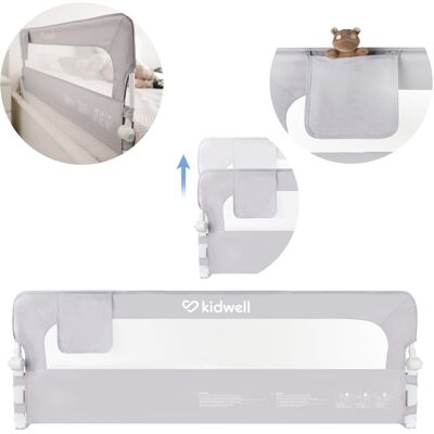 Kidwell Barierka Zabezpieczająca Do Łóżeczka Cori 150cm Gray Kidwell Barierka Zabezpieczająca Do Łóżeczka Cori 150cm Gray