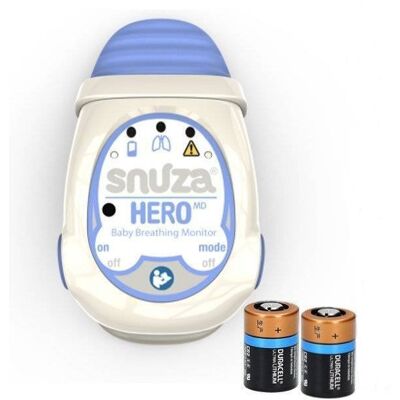 Monitor oddechu SNUZA HERO MD (wyrób medyczny) + zapasowe bateriami. Monitor oddechu SNUZA HERO MD (wyrób medyczny) + zapasowe bateriami.