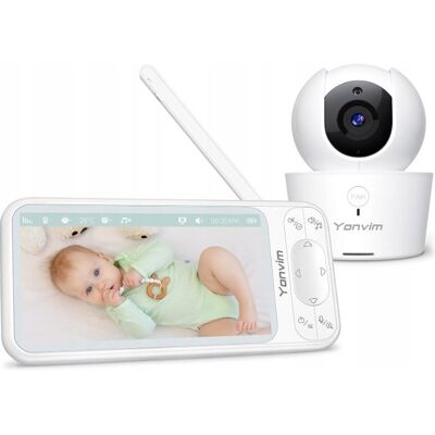 Inny producent Niania Elektroniczna Dla Dzieci Yonvim 5' Bm06c 5000 Mah Bez Wi-Fi, Apek Inny producent Niania Elektroniczna Dla Dzieci Yonvim 5' Bm06c 5000 Mah Bez Wi-Fi, Apek