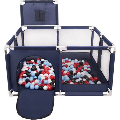 Selonis - Boisko KK-100X - 125x125x66 cm - Piłki 6 cm - Kojec do zabawy Selonis - Boisko KK-100X - 125x125x66 cm - Piłki 6 cm - Kojec do zabawy