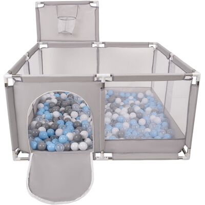 Selonis - KK-100X - Szary - 125x125 cm - Playpen Selonis - KK-100X - Szary - 125x125 cm - Playpen
