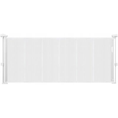 Vevor Rozkładana Bramka Dla Dzieci Mocna Siatka 180 Cm X 87 Cm Biała Vevor Rozkładana Bramka Dla Dzieci Mocna Siatka 180 Cm X 87 Cm Biała