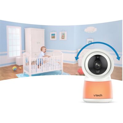 VTech Monitor dla Niemowląt z Kamerą - Wi-Fi, 5-calowy ekran LCD, Lampka nocna - Baby Monitor VTech Monitor dla Niemowląt z Kamerą - Wi-Fi, 5-calowy ekran LCD, Lampka nocna - Baby Monitor