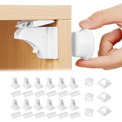 Inny producent Zamek Szafka 8szt 2 Klucze Magnetyczny Blokada Dzieci Bezpieczeństwo Biały 8+2 Biały 12+3 Inny producent Zamek Szafka 8szt 2 Klucze Magnetyczny Blokada Dzieci Bezpieczeństwo Biały 8+2 Biały 12+3
