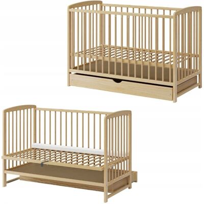 Inny producent 2W1 Łóżeczko Dostawne Andrzej Szuflada Sosna 120X60(67) Dziecięce Inny producent 2W1 Łóżeczko Dostawne Andrzej Szuflada Sosna 120X60(67) Dziecięce