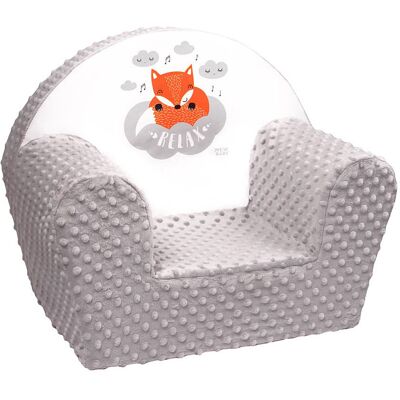 Inny producent Dziecięcy Fotelik Z Minky New Baby Lisek Szary Inny producent Dziecięcy Fotelik Z Minky New Baby Lisek Szary