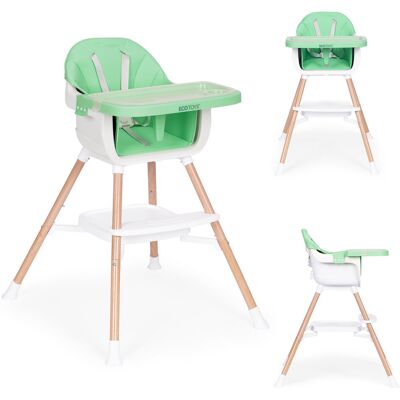 Fotelik krzesełko do karmienia dzieci 2w1 zielony ecotoys Fotelik krzesełko do karmienia dzieci 2w1 zielony ecotoys