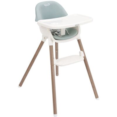 GRACO Presti Krzesełko do karmienia dziecięce 3 w 1 z kompaktowym składaniem Duck Egg GRACO Presti Krzesełko do karmienia dziecięce 3 w 1 z kompaktowym składaniem Duck Egg