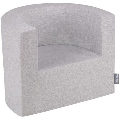 KM-PZW-F-01KiddyMoon Piankowy fotelik jasnoszary fotelik Mebel fotel KM-PZW-F-01KiddyMoon Piankowy fotelik jasnoszary fotelik Mebel fotel