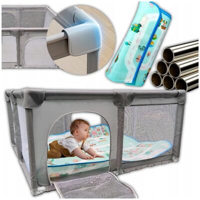 DAZA KIDS Kojec Dla Dziecka Dzieci 130x130 Premium Plac Zabaw Miękka Mata Suchy Basen DAZA KIDS Kojec Dla Dziecka Dzieci 130x130 Premium Plac Zabaw Miękka Mata Suchy Basen