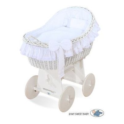 MY SWEET BABY - Carina - White - Bedding - Baby Moses basket MY SWEET BABY - Carina - White - Bedding - Baby Moses basket