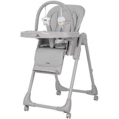 Krzesełko do karmienia Carrello Lotus CRL-12101 Alba Grey Krzesełko do karmienia Carrello Lotus CRL-12101 Alba Grey