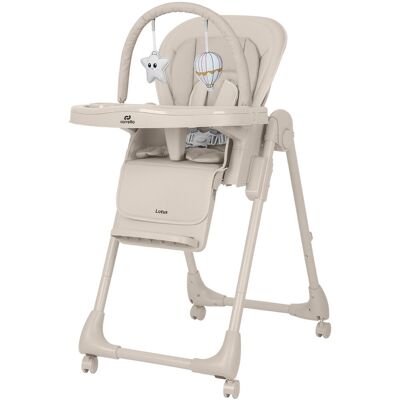 Krzesełko do karmienia Carrello Lotus CRL-12101 Dune Beige Krzesełko do karmienia Carrello Lotus CRL-12101 Dune Beige