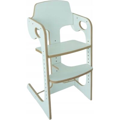 Gugi Krzesełko do karmienia DREWNIANE białe do jadalni REGULOWANE CERTYFIKOWANE Gugi Krzesełko do karmienia DREWNIANE białe do jadalni REGULOWANE CERTYFIKOWANE