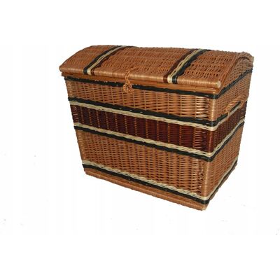 wiklinowe-kosze Kufer Wiklinowy Kosz Skrzynia Na Zabawki 60cm wiklinowe-kosze Kufer Wiklinowy Kosz Skrzynia Na Zabawki 60cm