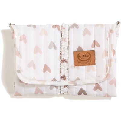La Millou - Mata przewijak Ortalion HEARTBEAT BEIGE La Millou - Mata przewijak Ortalion HEARTBEAT BEIGE