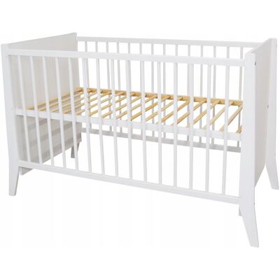 Inny producent Łóżeczko Dziecięce Cosmo Białe 120x60 Gryzaki Drewno Sosnowe Norma Ue Inny producent Łóżeczko Dziecięce Cosmo Białe 120x60 Gryzaki Drewno Sosnowe Norma Ue