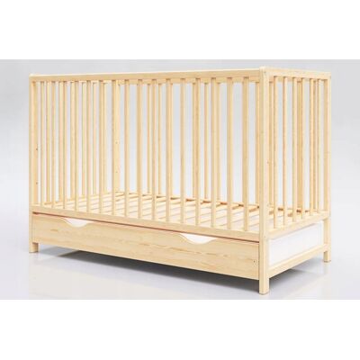 Inny producent Łóżeczko Niemowlęce Z Szufladą Dominik Sosna 120x60 Gryzaki Norma Ue Inny producent Łóżeczko Niemowlęce Z Szufladą Dominik Sosna 120x60 Gryzaki Norma Ue