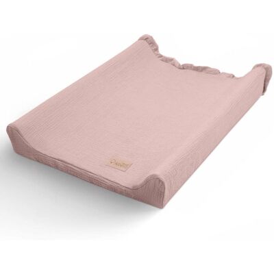 Mitac Muślinowy Pokrowiec Na Przewijak Cotton Color - Różowy, Albero Mio Mitac Muślinowy Pokrowiec Na Przewijak Cotton Color - Różowy, Albero Mio