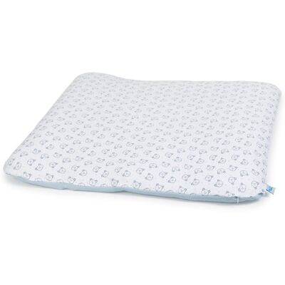 Ceba Baby Pokrowiec na przewijak miękki (75x72) 2 szt. Blue, Teddy Bear + Light grey, Teddy Bear Ceba Baby Pokrowiec na przewijak miękki (75x72) 2 szt. Blue, Teddy Bear + Light grey, Teddy Bear