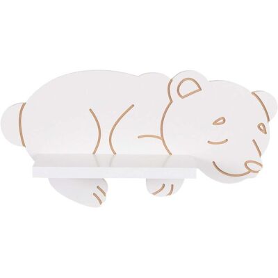 Yellow Tipi Półka Sleeping Bear 48X14X25Cm, 48 X 14 X 25 Cm Yellow Tipi Półka Sleeping Bear 48X14X25Cm, 48 X 14 X 25 Cm