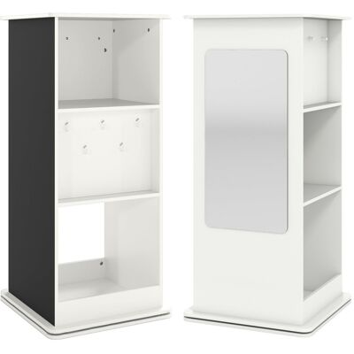 COSTWAY Stojąca Szafka Do Pokoju Dziecięcego Z Tablicą Kredową I Lustrem COSTWAY Stojąca Szafka Do Pokoju Dziecięcego Z Tablicą Kredową I Lustrem