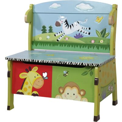 Teamson, Sunny Safari, Ławka ze schowkiem Teamson, Sunny Safari, Ławka ze schowkiem