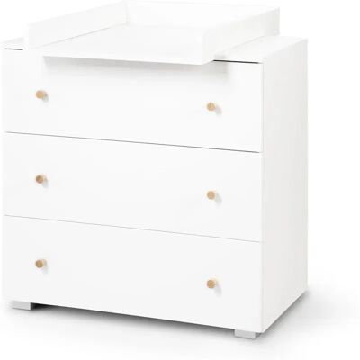 Klups KAROLINA przewijak komoda - Elegancka, bezpieczna, 3 szuflady Klups KAROLINA przewijak komoda - Elegancka, bezpieczna, 3 szuflady
