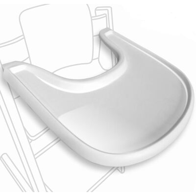 Inny producent Taca do krzesełka dla dzieci kompatybilna z Stokke Tripp Trapp biała Inny producent Taca do krzesełka dla dzieci kompatybilna z Stokke Tripp Trapp biała
