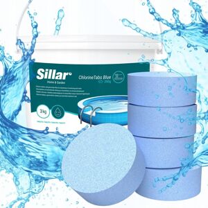 Sillar 11w1 Chlor tabletki do basenu multifunkcyjne 3kg 200g do spa basen Sillar 11w1 Chlor tabletki do basenu multifunkcyjne 3kg 200g do spa basen