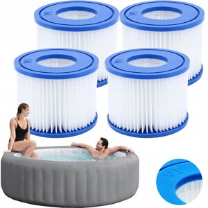 MTA Trading 4xFiltr do pompy basenu JACUZZI dmuchanego LAY Z SPA 60311 typ VI Lay-Z-SPA MTA Trading 4xFiltr do pompy basenu JACUZZI dmuchanego LAY Z SPA 60311 typ VI Lay-Z-SPA