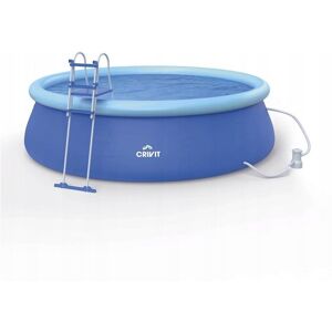 BASEN CRIVIT Easy Set Quick-up-Pool OGRODOWY ROZPOROWY OKRĄGŁY 457 x 122 cm BASEN CRIVIT Easy Set Quick-up-Pool OGRODOWY ROZPOROWY OKRĄGŁY 457 x 122 cm