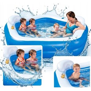 BASEN DMUCHANY RODZINNY XXL 213x206x69cm SEZONOWY BESTWAY DUŻY SIEDZISKAMI BASEN DMUCHANY RODZINNY XXL 213x206x69cm SEZONOWY BESTWAY DUŻY SIEDZISKAMI