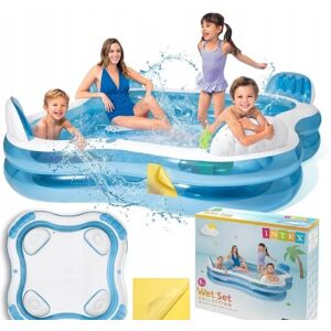 BASEN DMUCHANY Z SIEDZENIAMI 229x229 OGRODOWY RODZINNY INTEX XXL BASEN DMUCHANY Z SIEDZENIAMI 229x229 OGRODOWY RODZINNY INTEX XXL