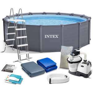 Basen ogrodowy, panelowy, Intex, zestaw 11w1, 478x124 cm Basen ogrodowy, panelowy, Intex, zestaw 11w1, 478x124 cm