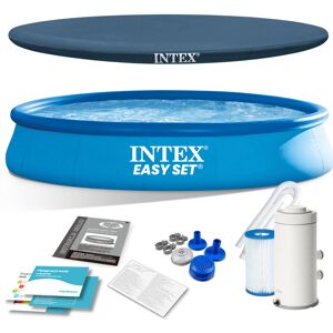 Basen ogrodowy, rozporowy, Intex, zestaw 10w1, 457x457x84 cm Basen ogrodowy, rozporowy, Intex, zestaw 10w1, 457x457x84 cm